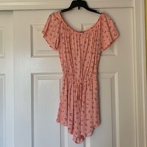 Floral A&F Off-the-Shoulder Romper